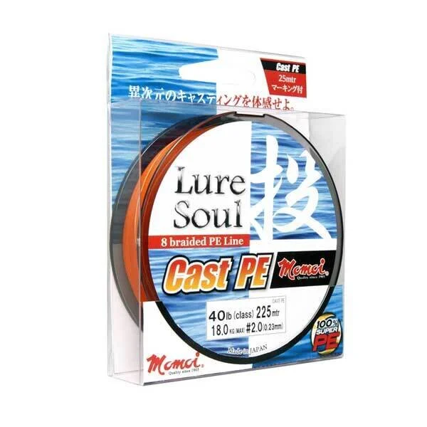 Momoi LURE SOUL CAST P.E. - 0,12mm 15LB/6.8kg