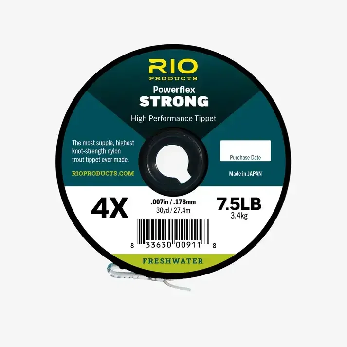 RIO Powerflex Strong Tippet 6.5X 3.1lb
