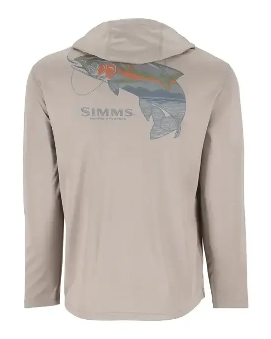Simms Tech Hoody - Artist Series Dolomite Trout L