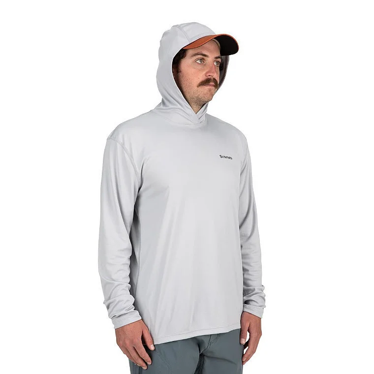 Simms Tech Hoody - Artist Series Trout Logo Flame/Sterling L