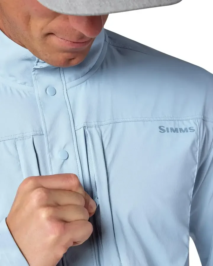 Simms Latitude BiComp Shirt M Steel Blue