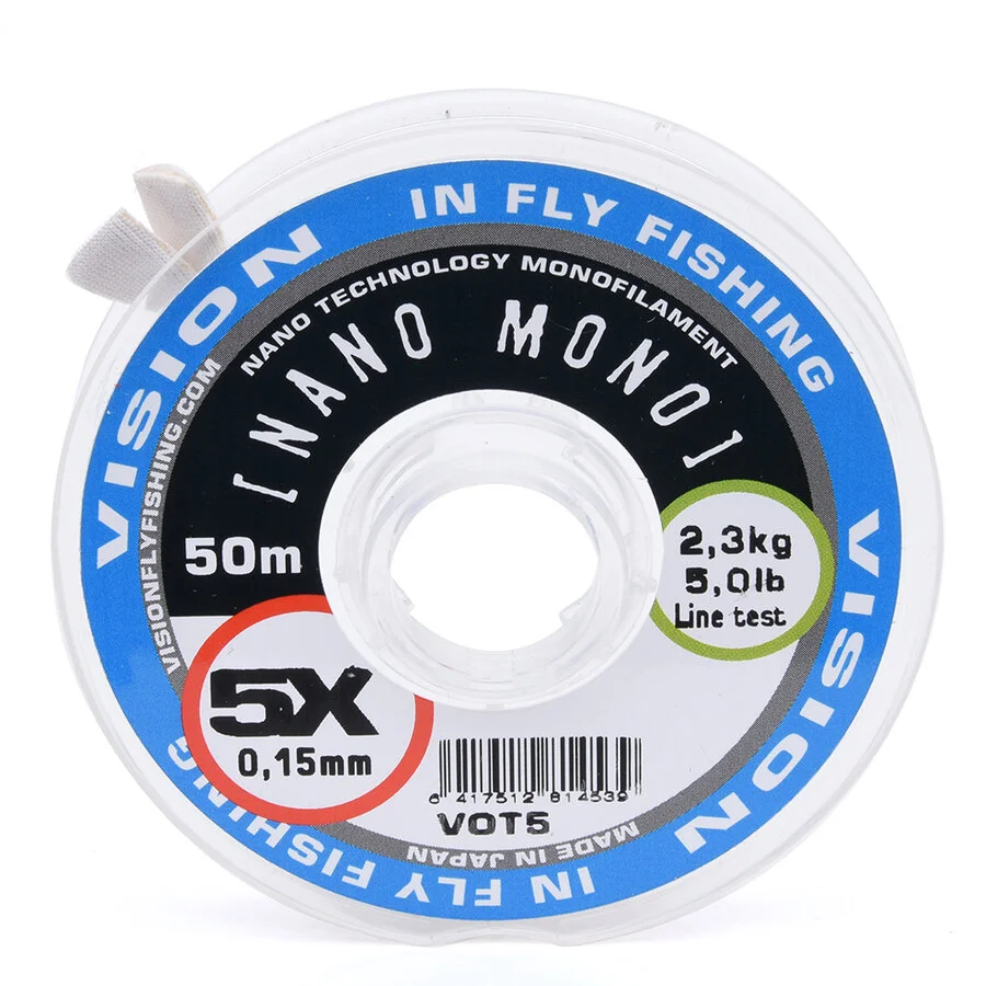 NANO MONO TIPPETS 5X 0.15