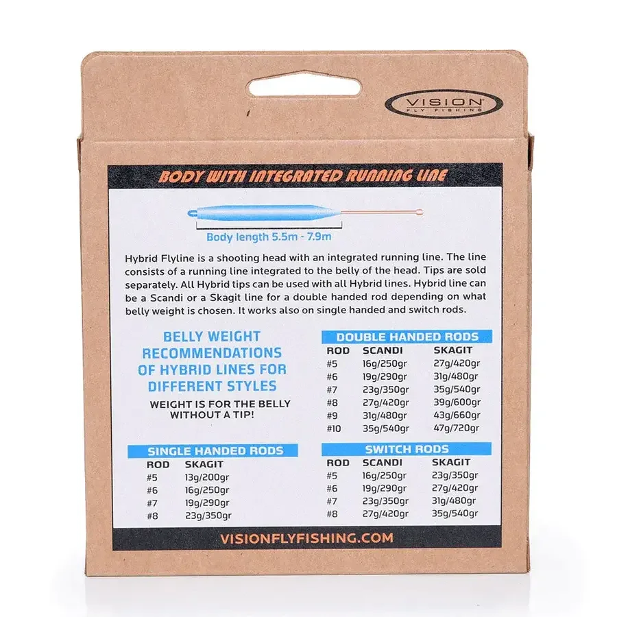 VISION HYBRID FLY LINE FLOAT 35g/540g