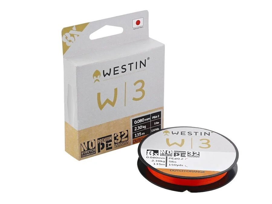 W3 8-BRAID DUTCH ORANGE 0.165mm