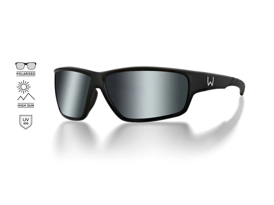 W6 SPORT 20 Matte Black - LB Smoke LM Silver Flash AR Blue